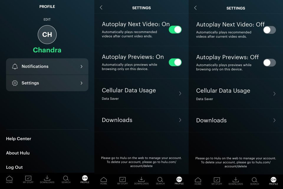Disable Autoplay on Hulu - 11