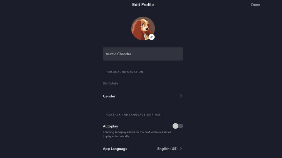 Disable Autoplay in Disney+ - 14