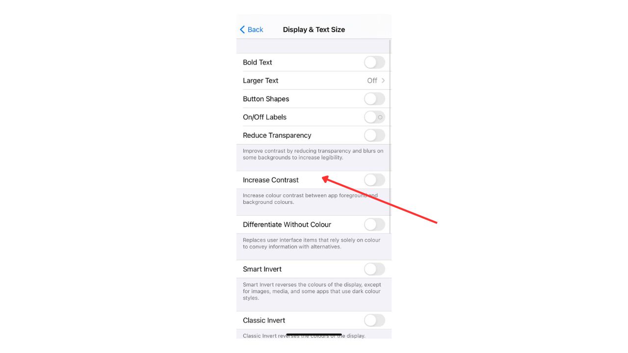 Increase Contrast - 5