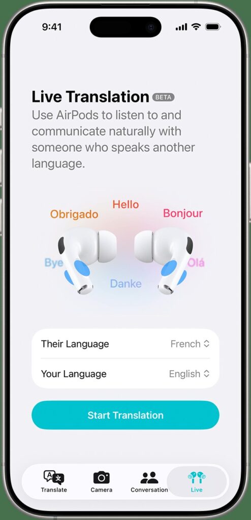 Live Translation in Translate App - 5