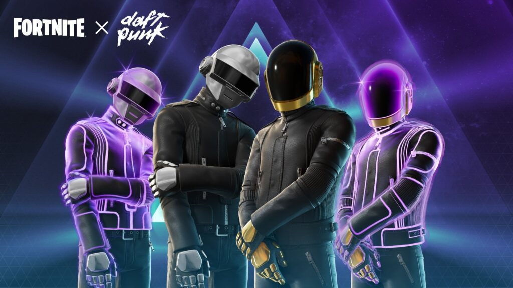 Daft Punk Cosmetics in Fortnite