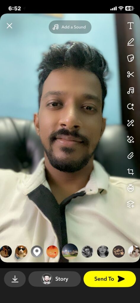 How to Enable Portrait Mode on Snapchat (iPhone) - 3