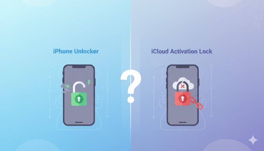 iPhone Unlocker vs. iCloud Activation Lock