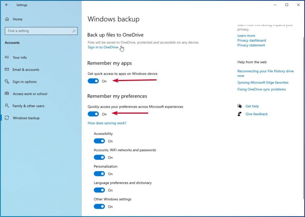 Windows 10 Windows Backup - 4