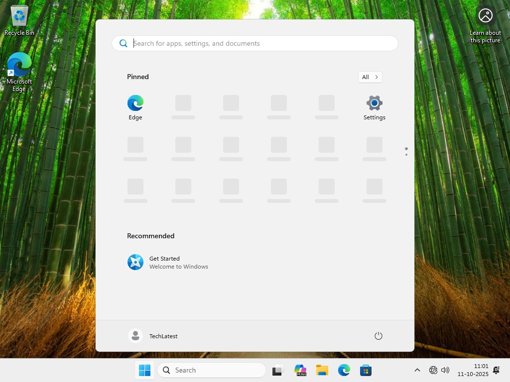 Windows 11 Home Screen - 5
