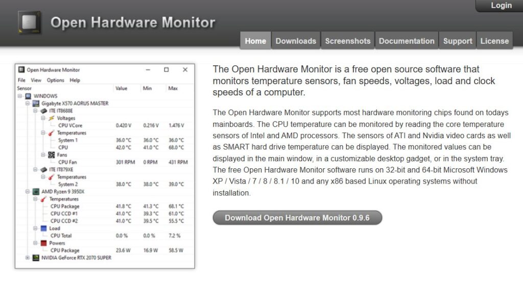 Open Hardware Monitor (Free and Open-Source) - 11