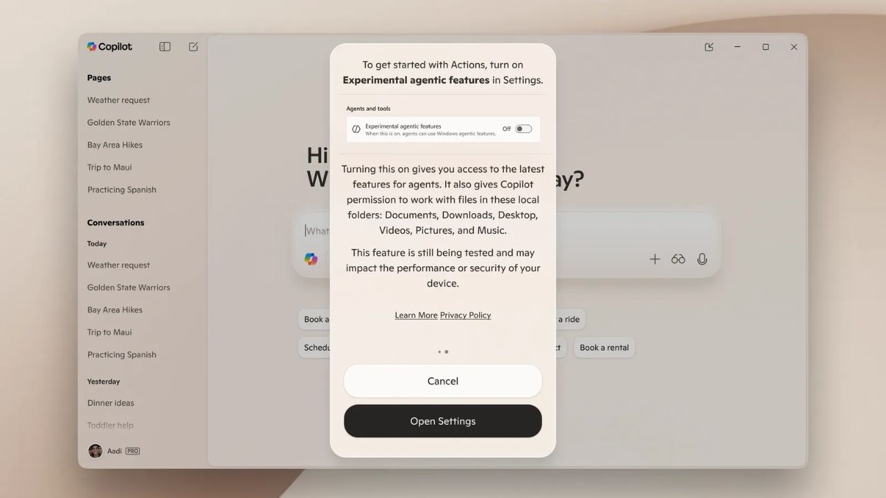 Windows 11 Agentic OS - 2