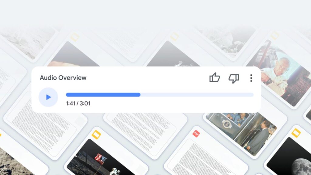 Google audio overviews