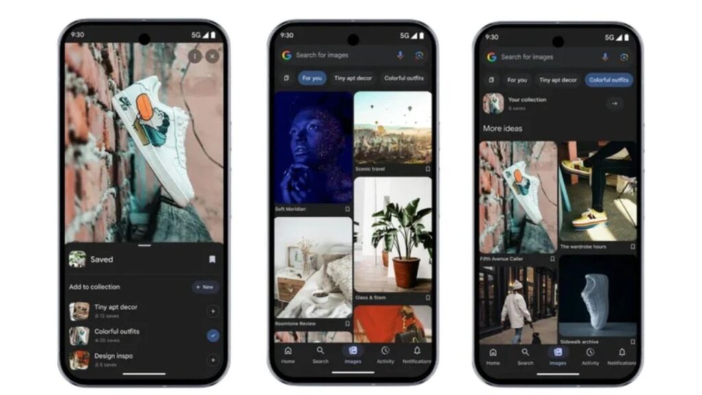Google Image tab