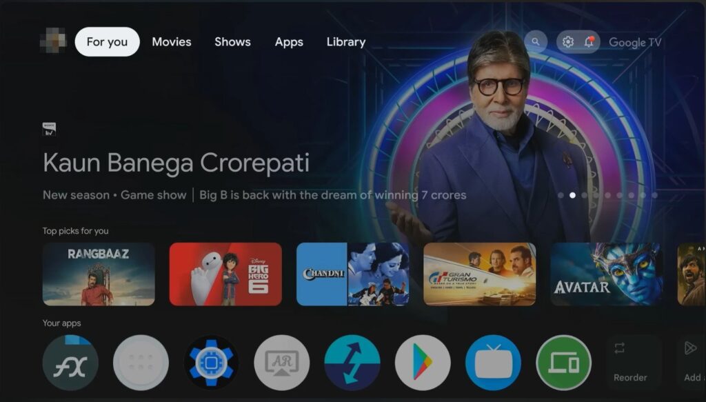 Google TV HomeScreen - 20