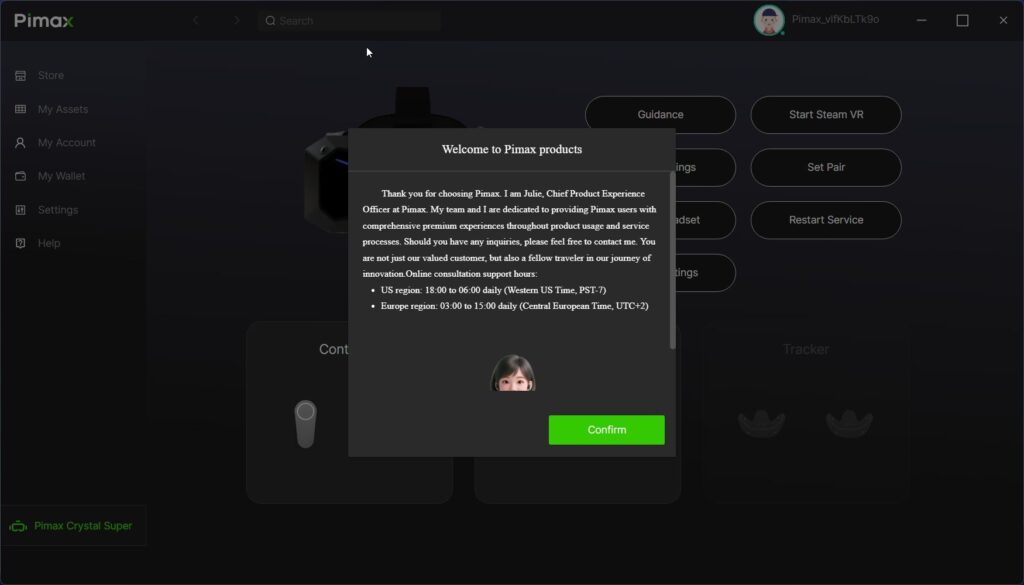Pimax Play Software - 10