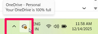 Confirm That OneDrive Is Signed In - 4