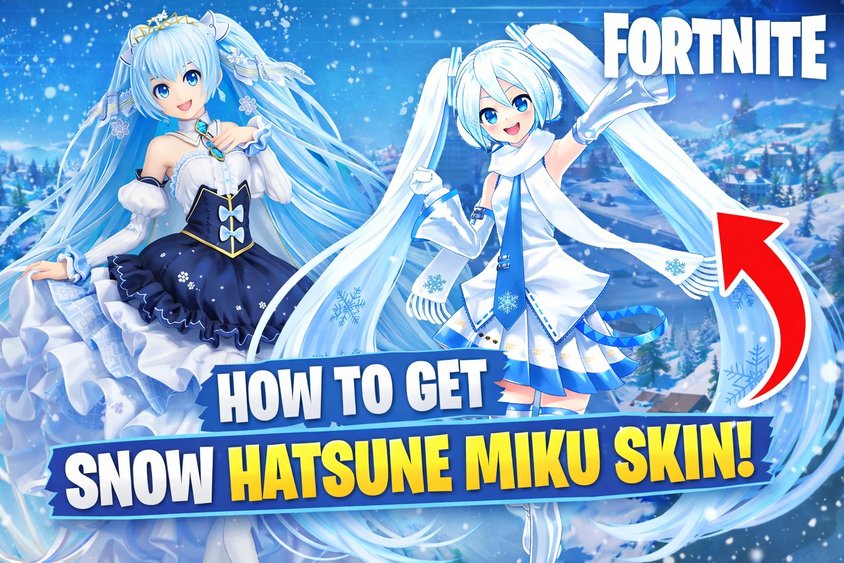 How to Get Snow Hatsune Miku Skin in Fortnite - 2