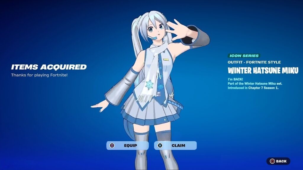 Snow Hatsune Miku Skin - 3