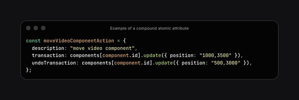 Atomic position updates